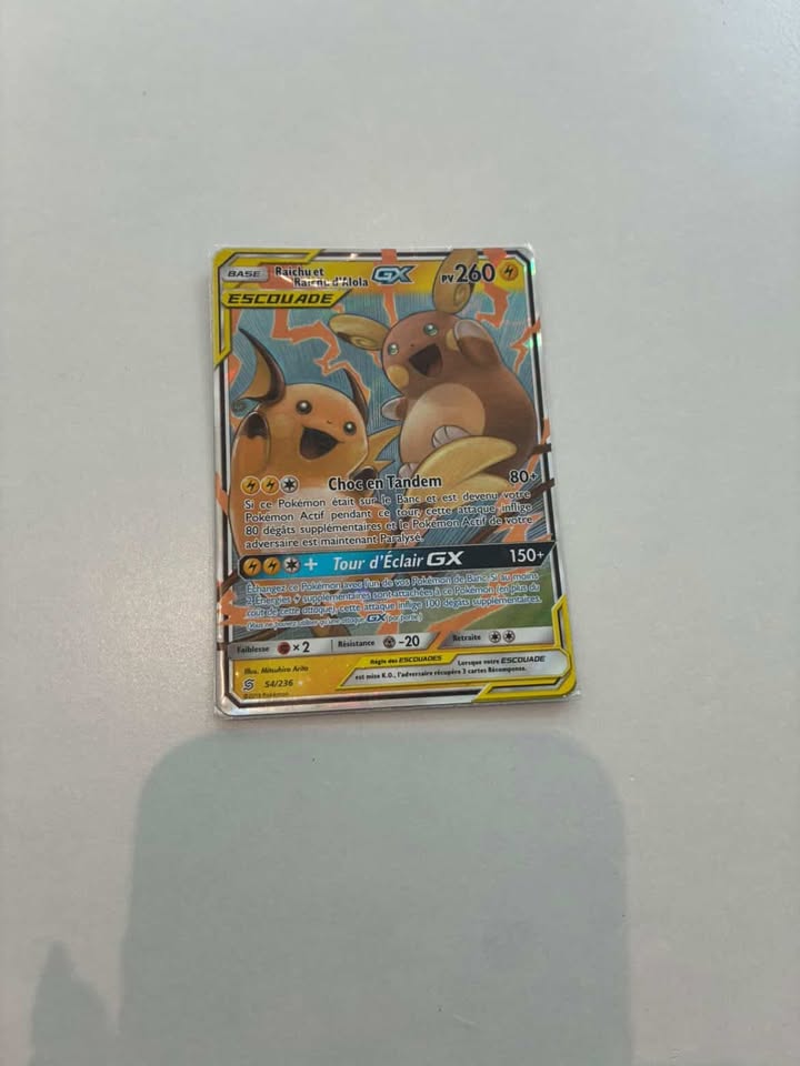 Raichu et Raichu d'Alola GX 54/236