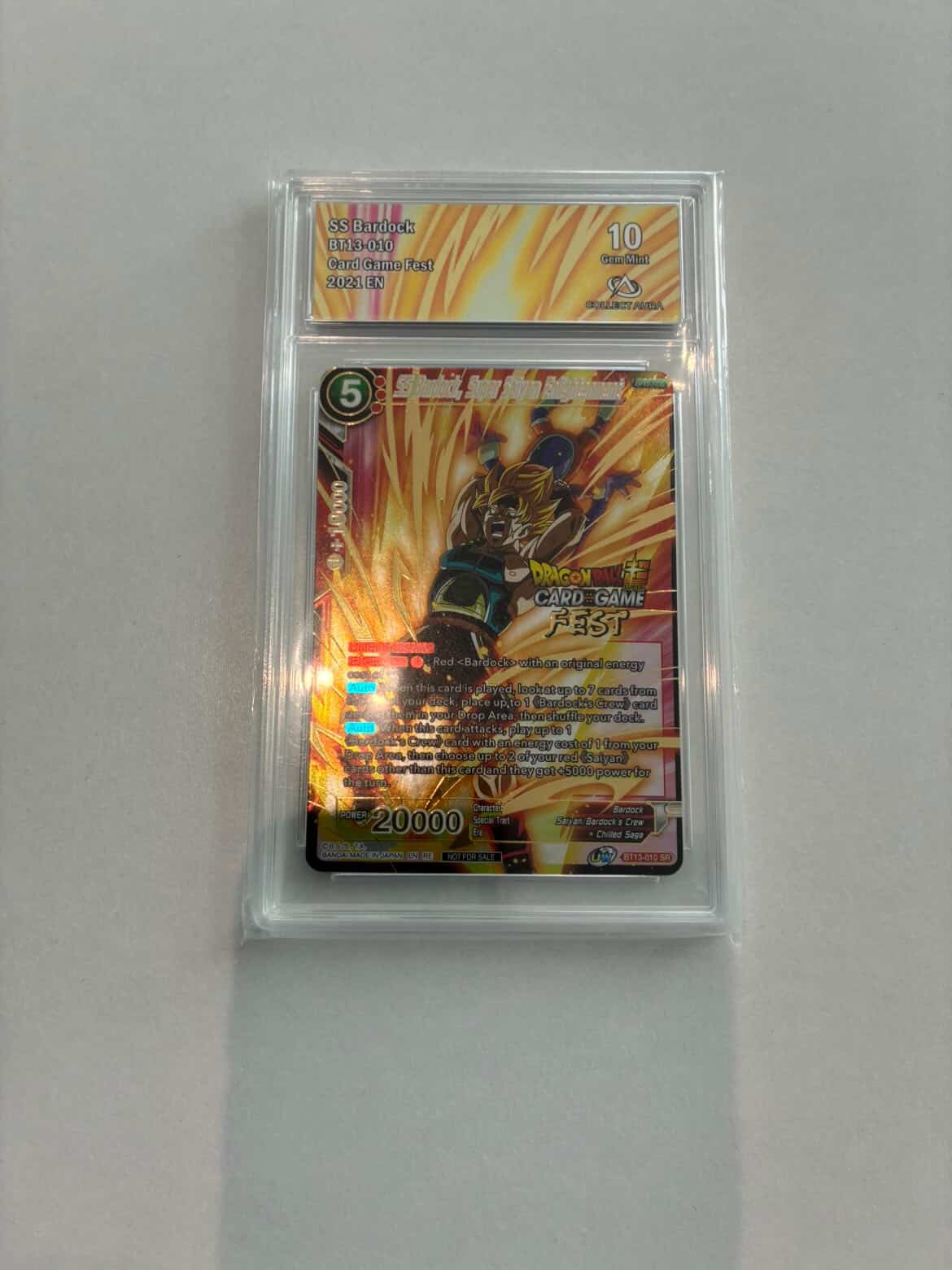 SS Bardock BT13-010 – Card Game Fest 2021 – Collect Aura 10