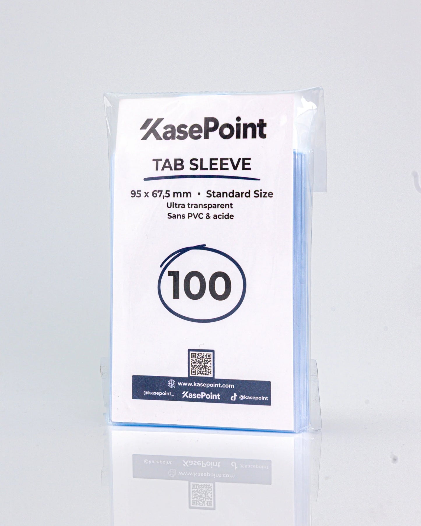 Tab Sleeve KasePoint - 100 pièces
