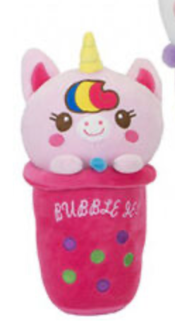 Peluche kawaii Bubble Tea 🧋 – Modèle au choix (24 cm)