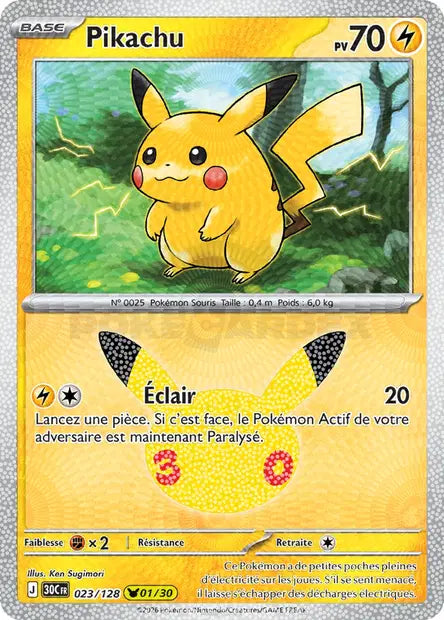 Pikachu 023/128 (01/30)