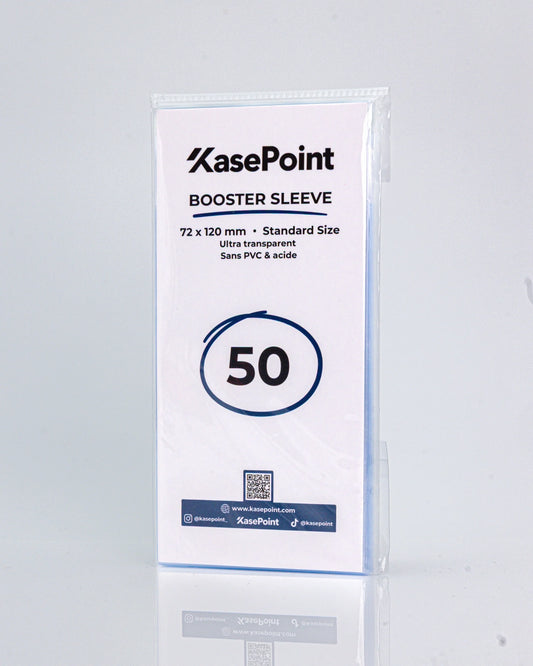 Booster Sleeves KasePoint - 50 pièces