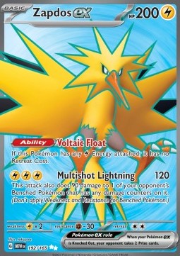 Zapdos ex 192/165