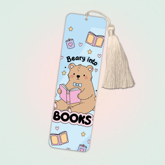 Marque page – Beary into books 📖