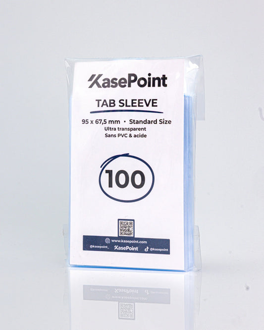 Tab Sleeve KasePoint - 100 pièces